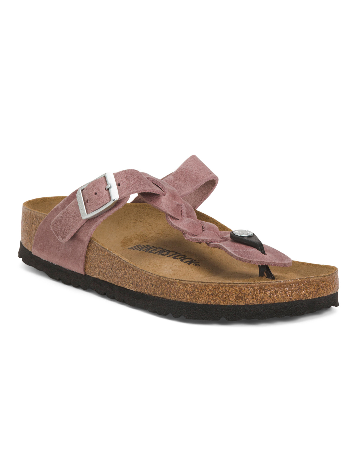 Made In Germany Leather Gizeh Braided Sandals | TJ Maxx