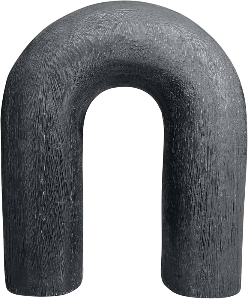 Glimpse & Hollow Black Decor Arch - Bookshelf Accessories, Bookcase Decor, Black Boho Decor, Boho... | Amazon (US)