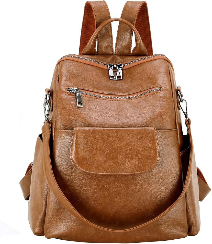 Women Fashion Backpack Purse Waterproof Bookbags Travel Shopping Rucksack Convertible Ladies Shou... | Amazon (US)