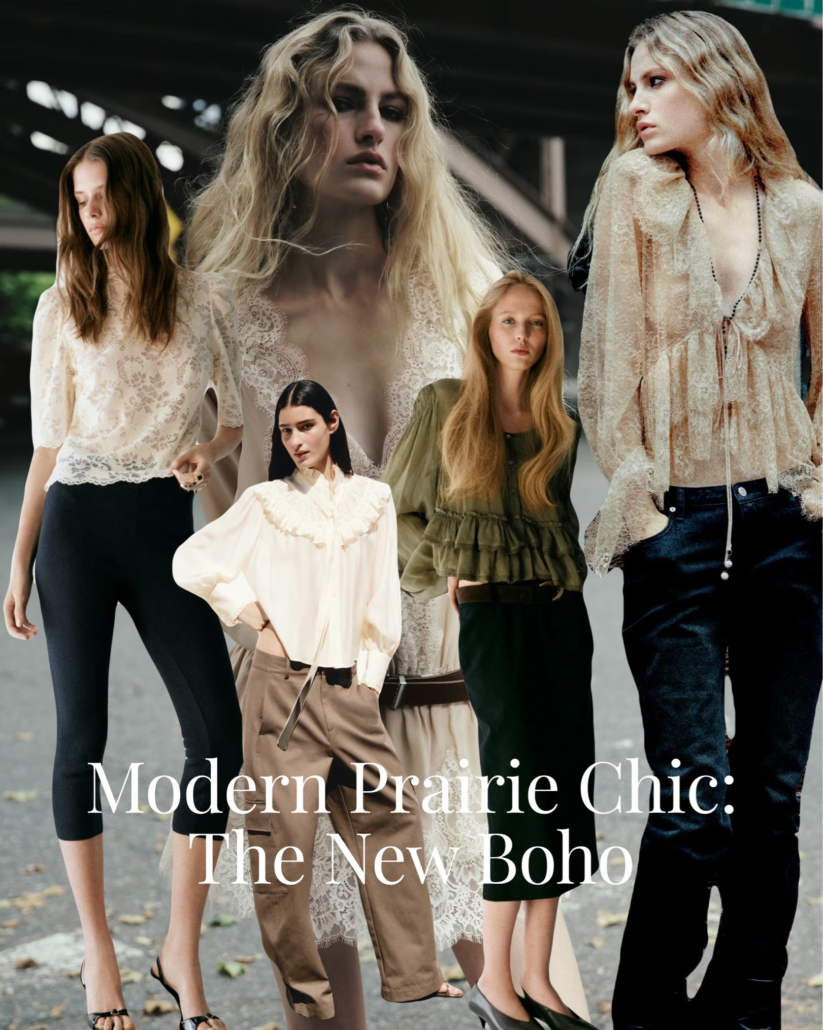 Modern Prairie Chic 🖤

Tags: romantic lace, feminine styling, modern romantic, ruffled blouse, guipure blouse, lace dress, encaje, boho style, pre-fall, early fall, easy styling, chic & basic outfit, Parisian look, capsule wardrobe, office look, brunch style, high street.

#LTKautumn #LTKdatenight #LTKdresses