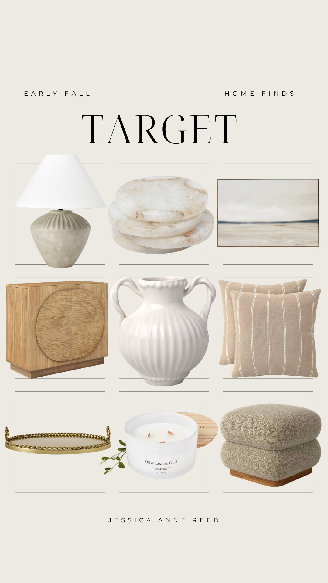 Early fall home finds from Target 🤎🍂 Sharing cozy neutral decor to start transitioning your home into fall! Think warm earthy tones, organic textures, wood accents + timeless pieces that make your space feel cozy without going full-on fall just yet.

Target fall decor, Target home finds, Target home decor, early fall decor, neutral fall decor, earthy home decor, organic modern home, cozy home decor, affordable fall decor

#TargetFinds #TargetHome #TargetStyle #FallHomeDecor #NeutralHome #EarlyFallDecor #OrganicModern #CozyHome 

 #LTKSeasonal #LTKHome