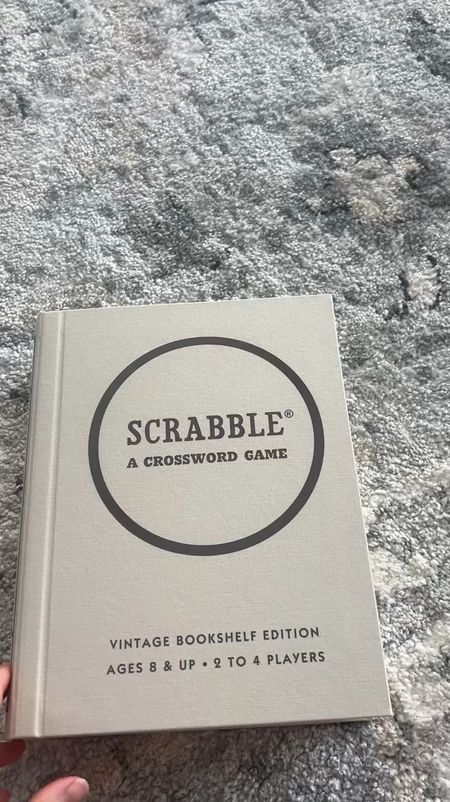 The cutest vintage scrabble game that looks like a book! Perfect for shelf styling 
#founditonamazon 

#LTKfamily #LTKhome #LTKVideo