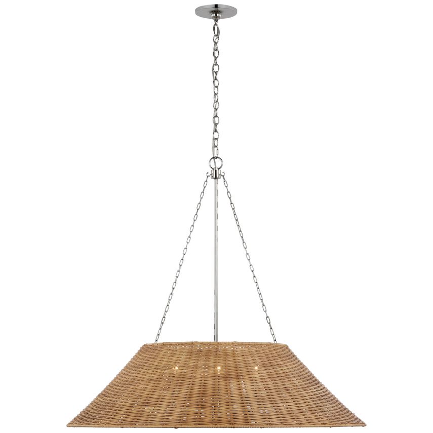 Corinne Extra Large Woven Hanging Shade | Visual Comfort
