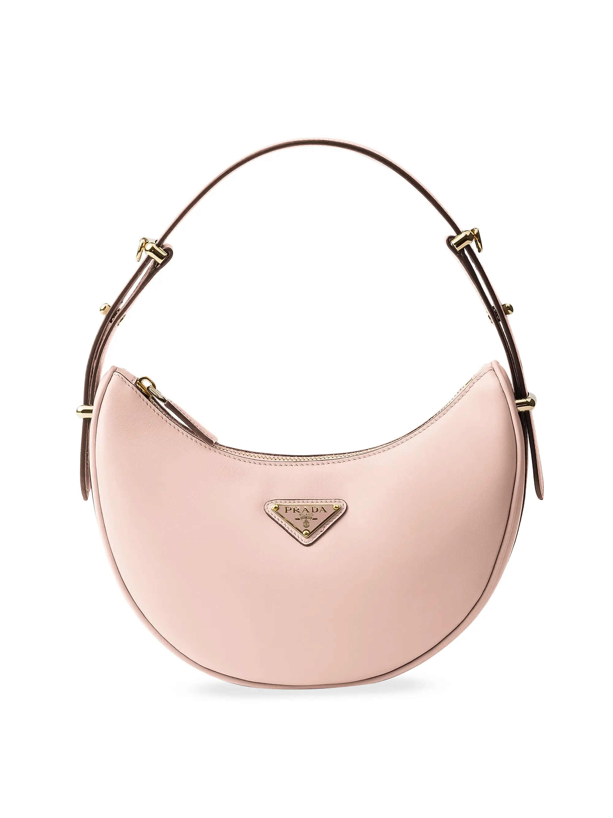 Arqué Leather Shoulder Bag Prada | Saks Fifth Avenue