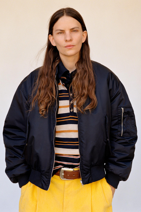 Veste bomber réversible oversize