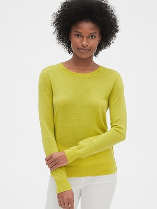 Crewneck Sweater in Merino Wool | Gap (CA)