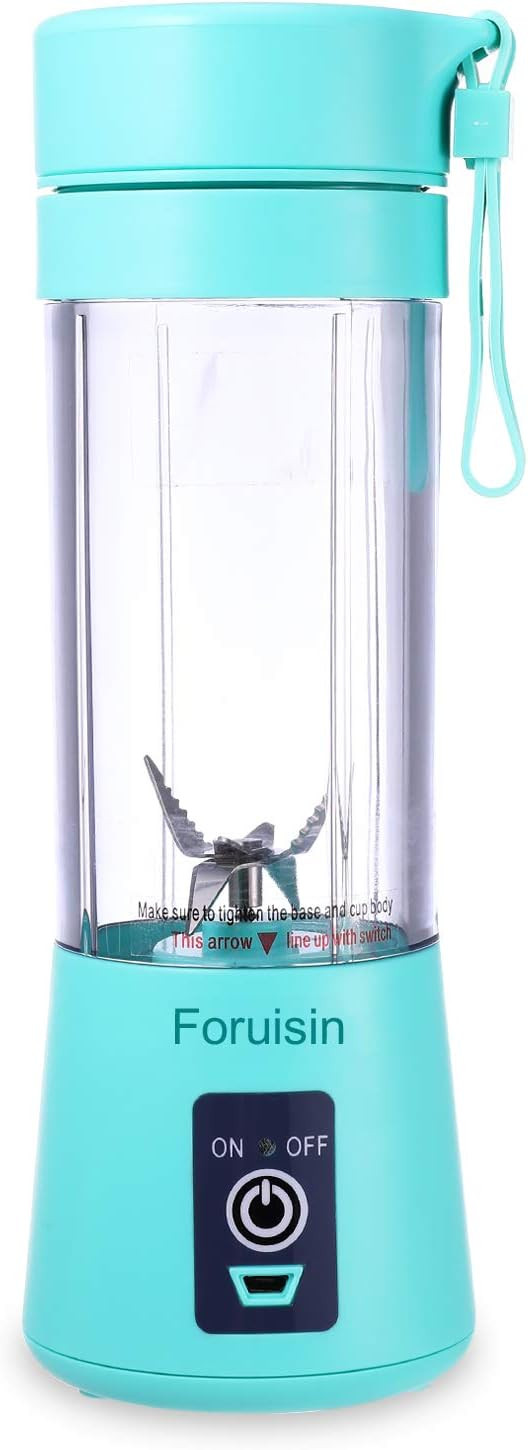 Portable Personal Blender, Household Juicer Fruit Shake Mixer -Six Blades, 380ml Baby Cooking Mac... | Amazon (US)