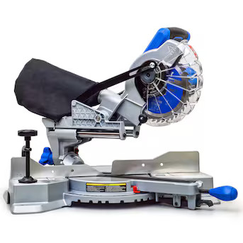 Kobalt Compact 7-1/4-in 10-Amp Single Bevel Sliding Compound Corded Miter Saw | Lowe's
