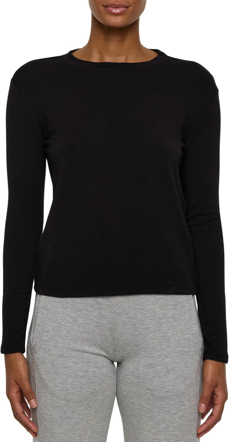 Bleusalt The Classic Crew | Women's Soft Long Sleeve T-Shirt | Refined Flattering Fit | Amazon (US)