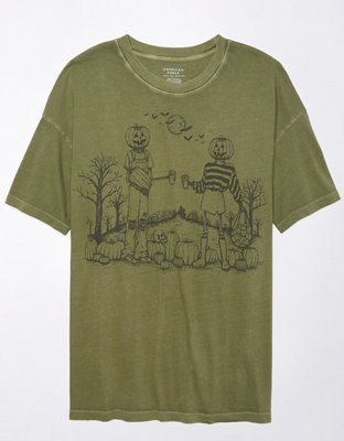 AE Oversized Halloween Graphic Tee | American Eagle Outfitters (US & CA)