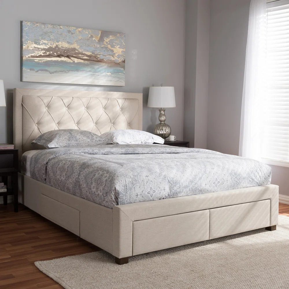 Rosdorf Park Tantallon Storage Upholstered Platform Bed & Reviews | Wayfair | Wayfair North America