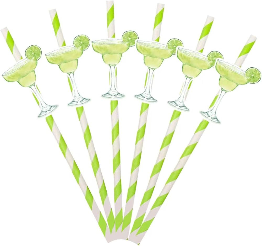 20Pcs Margs and Matrimony Bachelorette Straws,Margarita Glass Bride Straws for Margarita Matrimon... | Amazon (US)