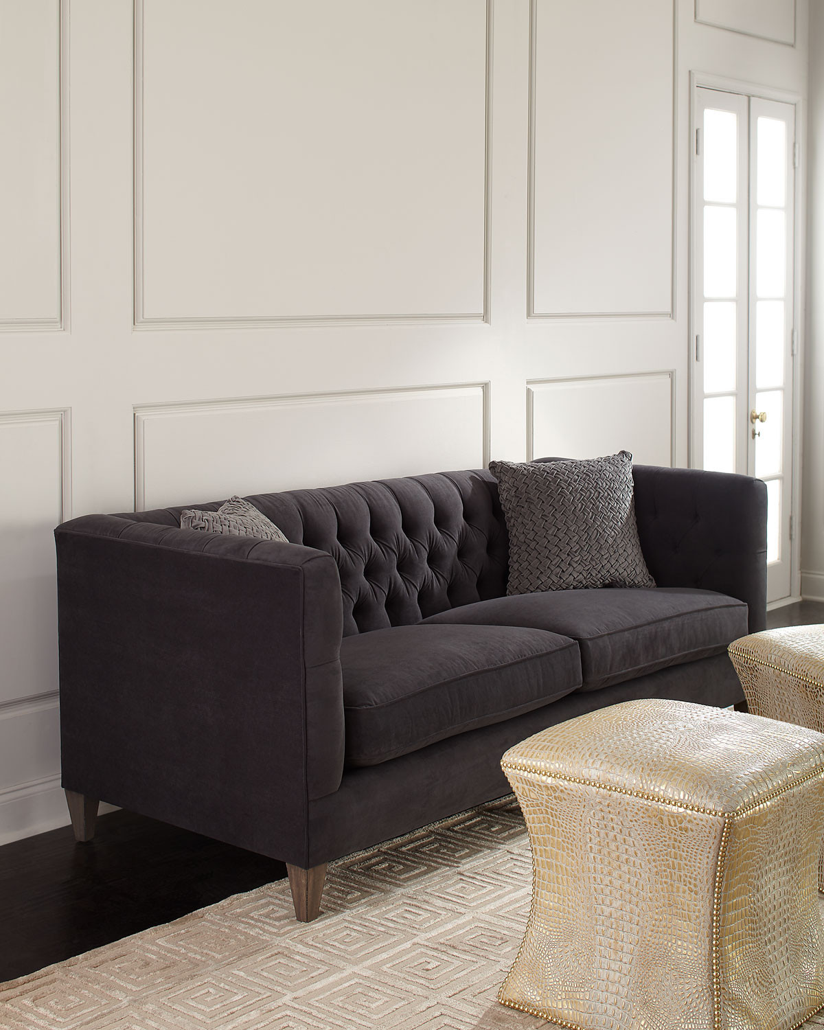 Beckett Tufted-Back Sofa | Neiman Marcus