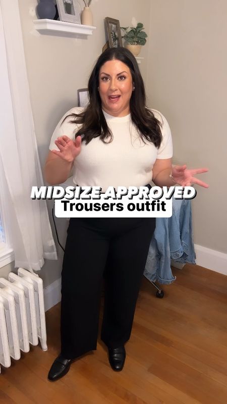 Confidently Carina is sharing a business casual trousers outfit for the office! 

#LTKfindsunder50 #LTKshoecrush #LTKmidsize