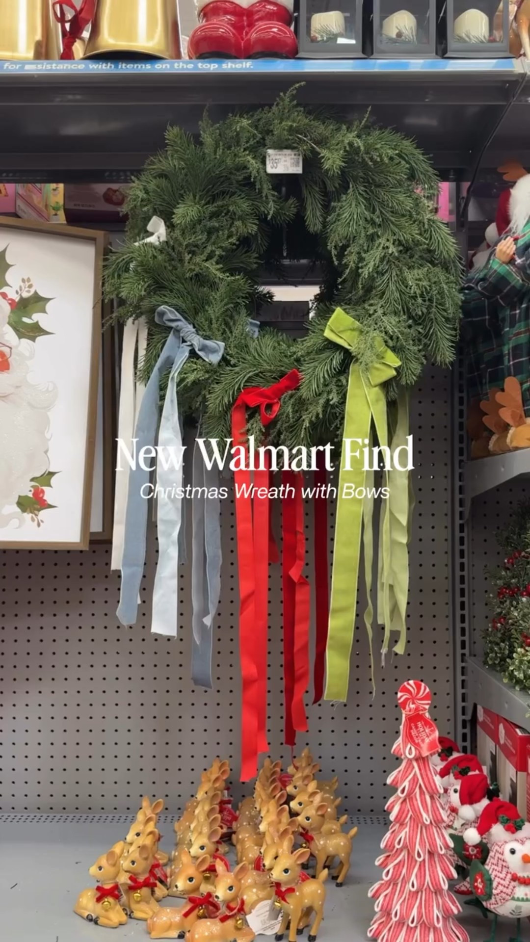 Which way would you style it? 😍

P.S. Don’t panic the bows are removable in case they don’t match your vibes 🙌🏽
.
.
Holiday decor, Home decor, Christmas decor 
#christmas #christmaswreath #walmartfinds #walmarthome #walmartchristmas #christmasinspo #budgetfriendlydecor

#LTKHoliday #LTKFindsUnder50 #LTKHome