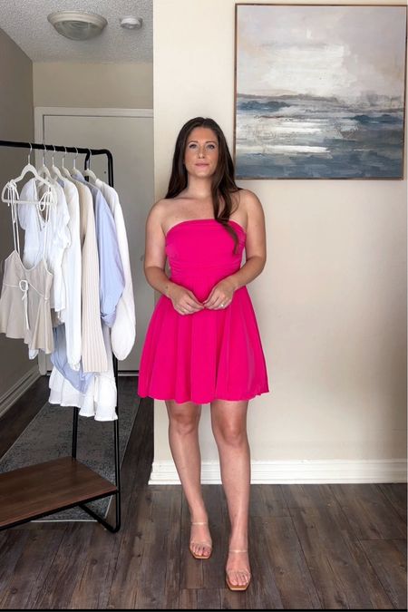 Perfect little strapless dress for Summer | free people look for less | mini dress | wearing size small 

#LTKStyleTip #LTKFindsUnder50 #LTKSeasonal