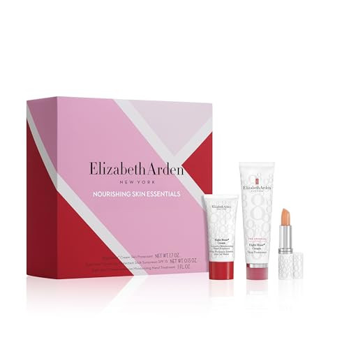 Elizabeth Arden Eight Hour® Nourishing Essentials 3-Piece Skincare Gift Set for Women, Includes Full-Size Eight Hour® Cream Skin Protectant, Lip Protectant & Hand Cream Treatment, 3 count | Amazon (US)