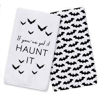 Haunt It Bat Group Tea Towel Set | Michaels Stores