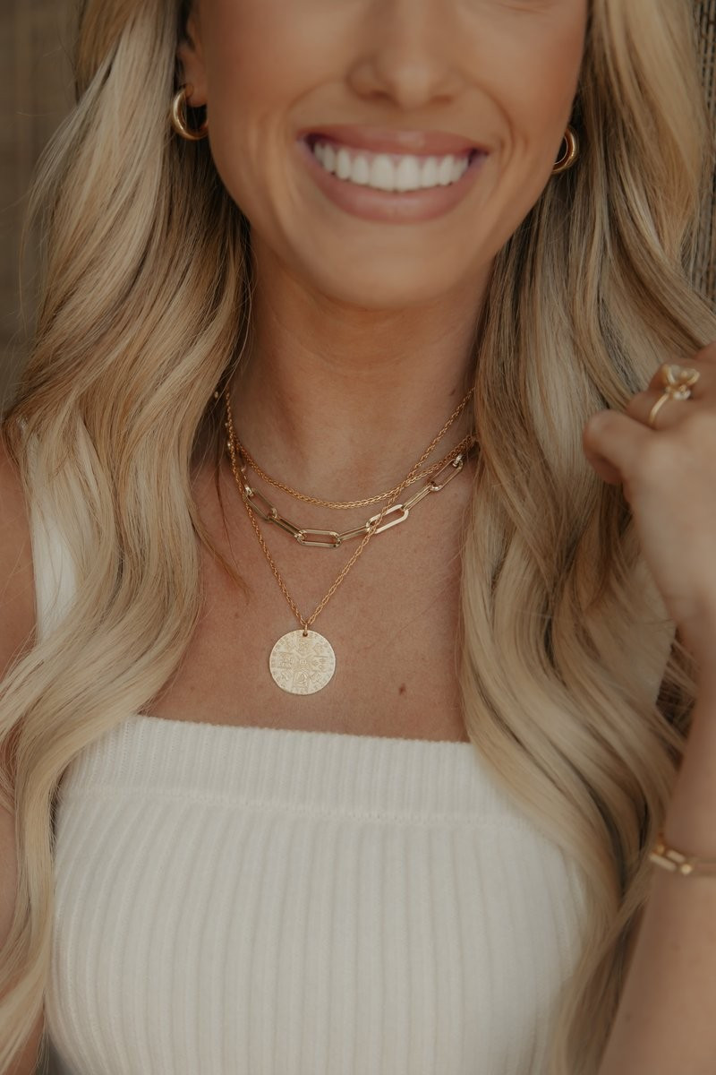 Emily Coin Set of 3 Necklaces | Electric Picks Jewelry