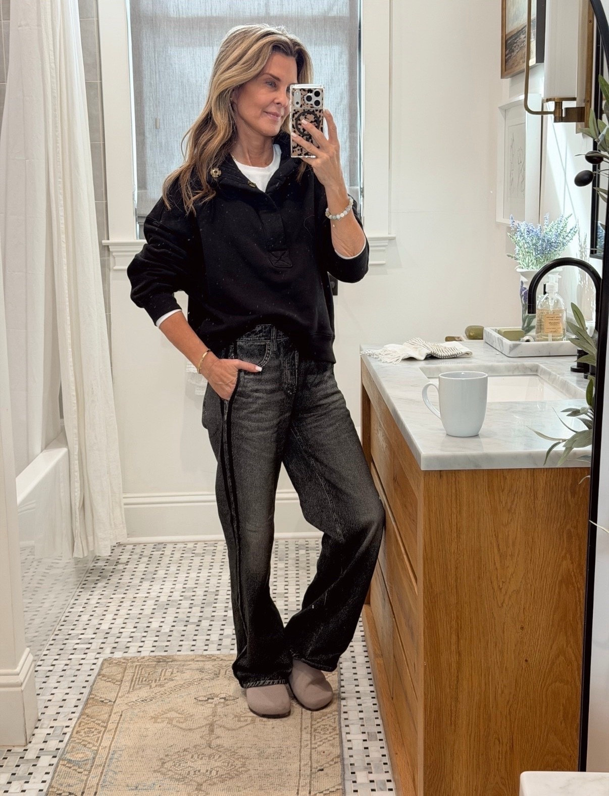 -Sweatpant jeans- I’m 5’6” sz XS 
-cozy sweatshirt I wear constantly 
-soft layering shirt I size up to a medium 
-clogs TTS 
-Jewerly code Tammy20


#LTKootd #LTKgrwm #LTKOver40