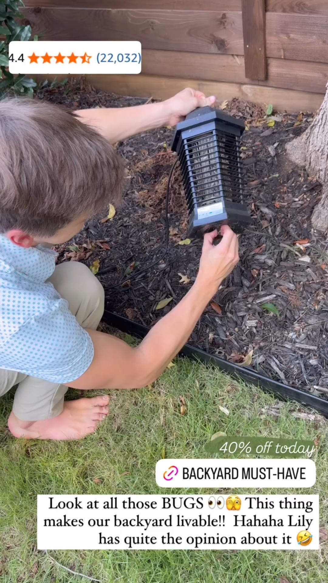 Omg! 🤯 I’m so glad we have this! Makes such the difference in being able to enjoy our days/evenings outside! 

#LTKFamily #LTKSeasonal #LTKHome