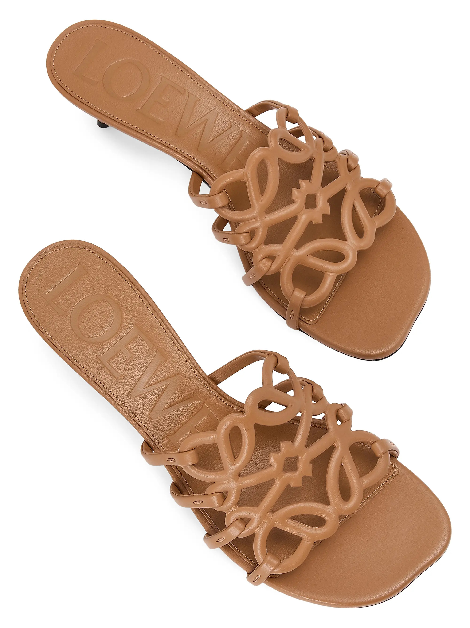 LOEWE x Paula's Ibiza Petal Anagram 45MM Sandals | Saks Fifth Avenue