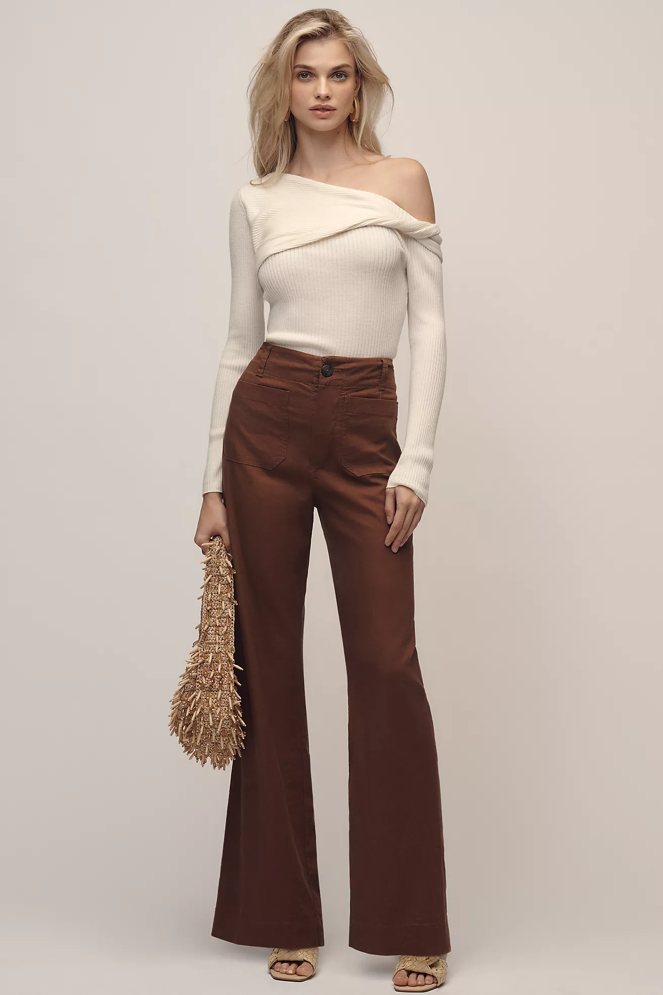 The Colette Full-Length Wide-Leg Pants by Maeve: Beachy Linen Edition | Anthropologie (US)