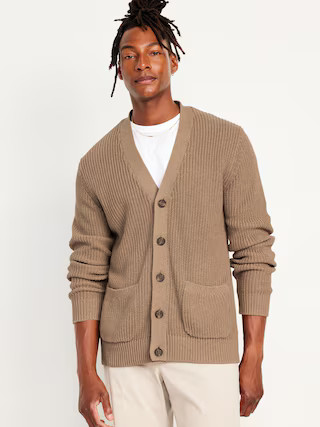 Shaker Stitch Cardigan Sweater | Old Navy (US)
