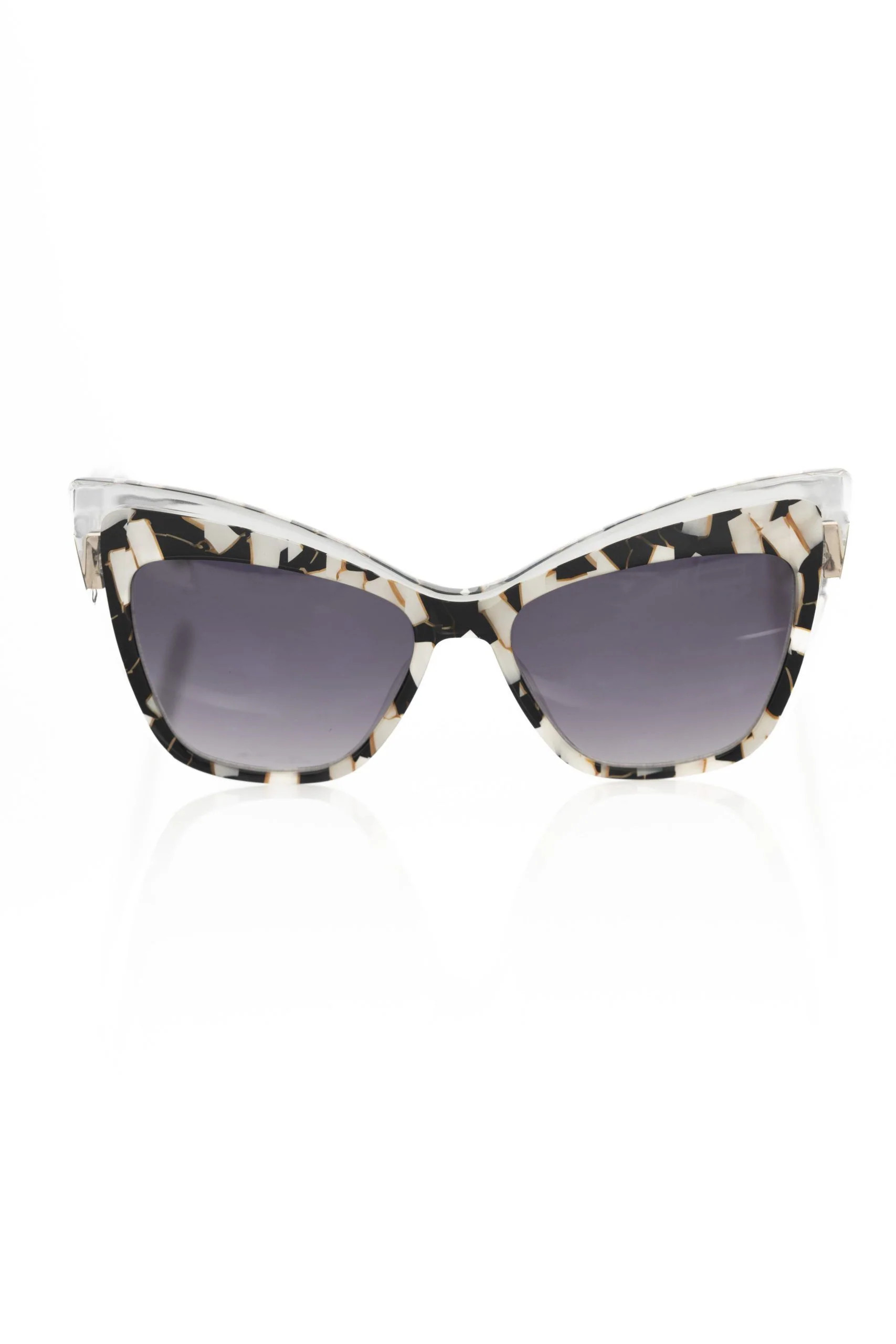 Frankie Morello Chic Cat Eye Sunglasses with Pearly Women's Accent | Shop Simon