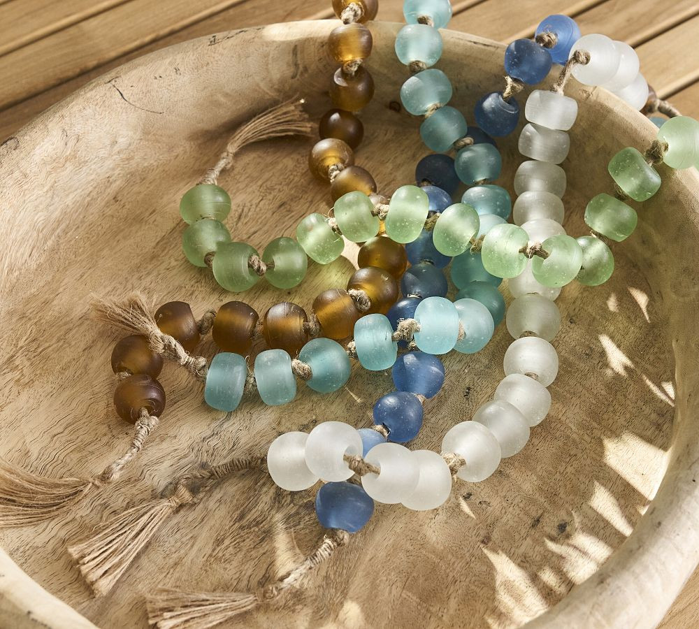 Handcrafted Cast Glass Beaded Rope | Pottery Barn (US)