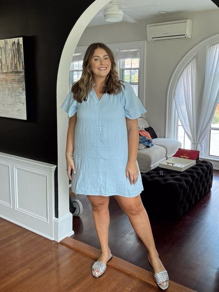 Wearing size XL in crinkle gauze dress, a great alternative to linen for a summer dress. Packs and travels well! Sharing similar styles too! 

#LTKSeasonal #LTKMidsize #LTKStyleTip