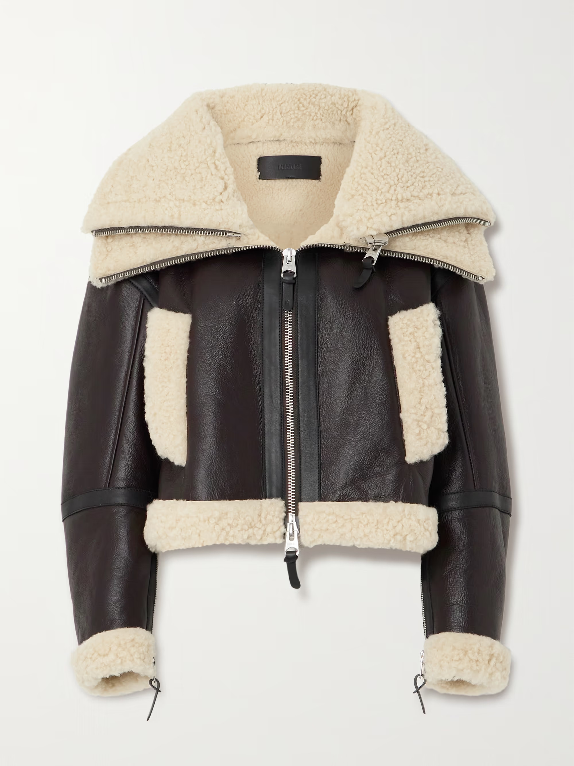 Penelopa cropped shearling jacket | NET-A-PORTER (US)