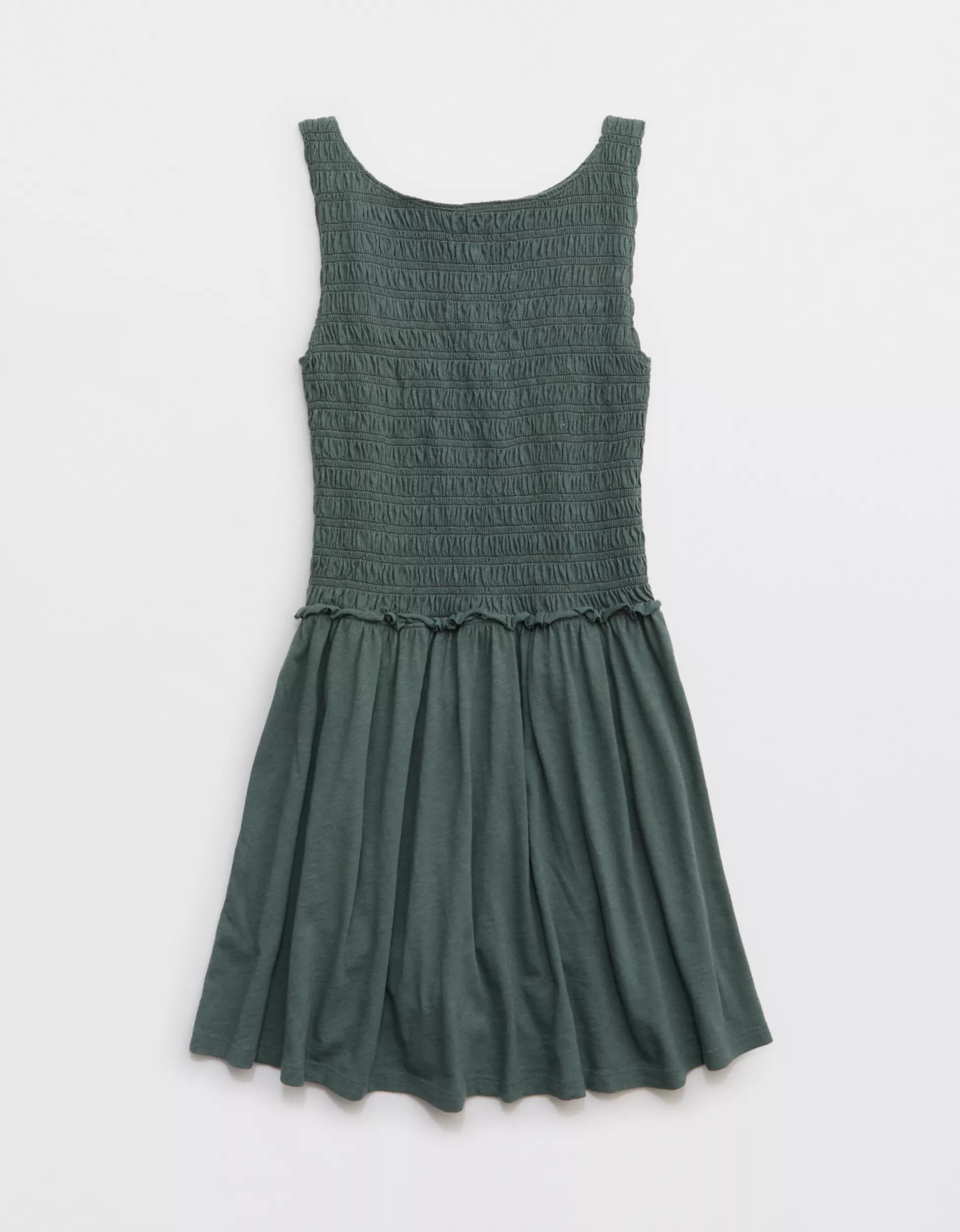Aerie Happiest Smocked Mini Dress | Aerie