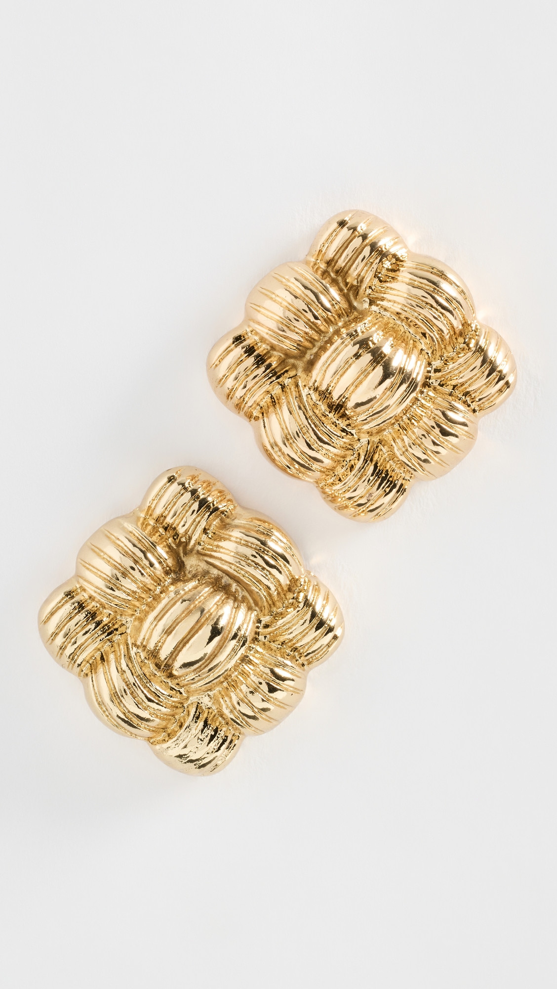 Tresse Stud Earrings - Gold | Shopbop