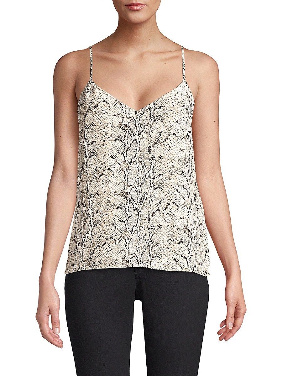 Equipment Women's Layla Snakeskin Print Camisole Top - Natural - Size XXS | Saks Fifth Avenue OFF 5TH