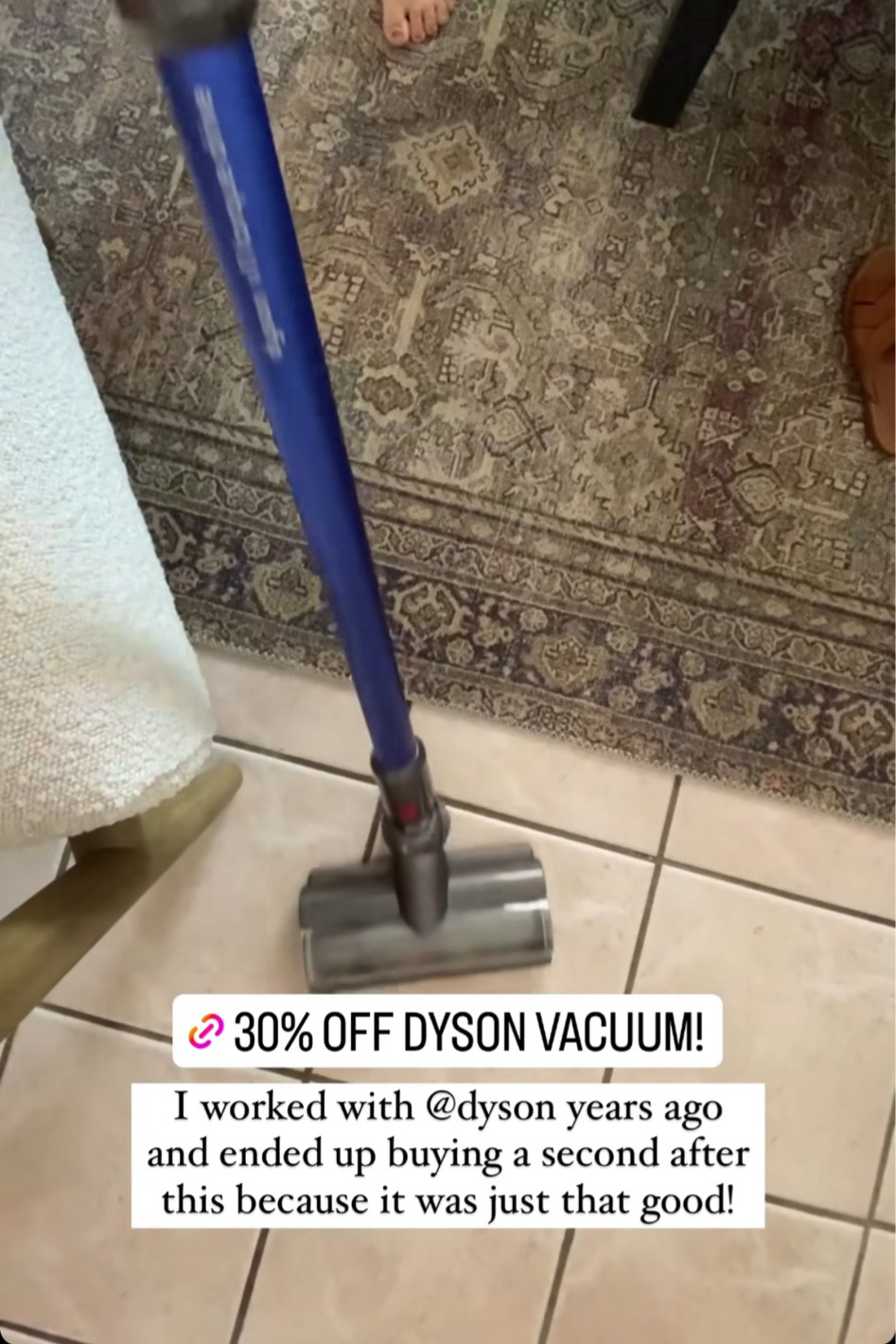 Save 30% OFF DYSON VACUUM!
I worked with @dyson years ago and ended up buying a second after this because it was just that good!

#LTKxPrimeDay #LTKsalealert #LTKhome