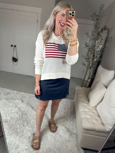 Daily try on, old navy, Maurice’s , try on, patriotic outfit, 4th of July, flag sweater, tennis dress, activewear dress 

Medium in both!

#LTKSaleAlert #LTKFindsUnder50 #LTKSeasonal