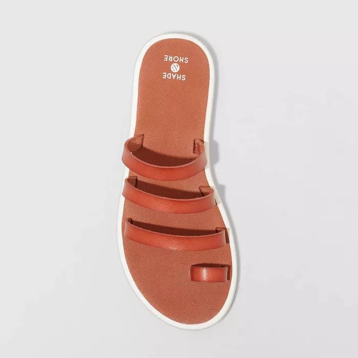 Women's Isabel Toe Ring Sandals - Shade & Shore™ Cognac | Target