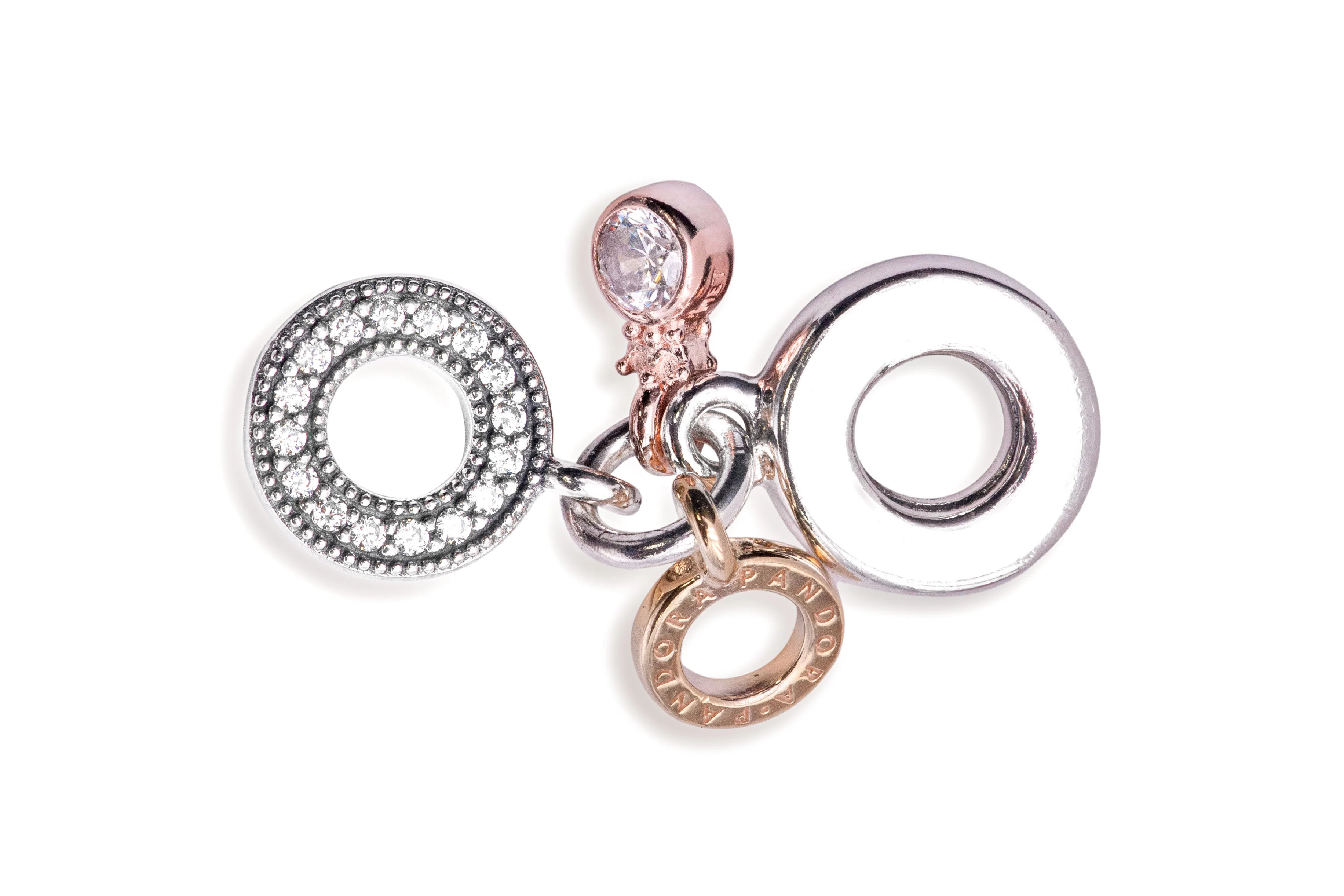 PANDORA Triple Monogram & Logo Dangle Charm | Shop Simon