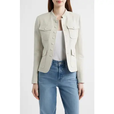 rag & bone Mercer Textured Jacket in Grey at Nordstrom, Size 8 | Nordstrom
