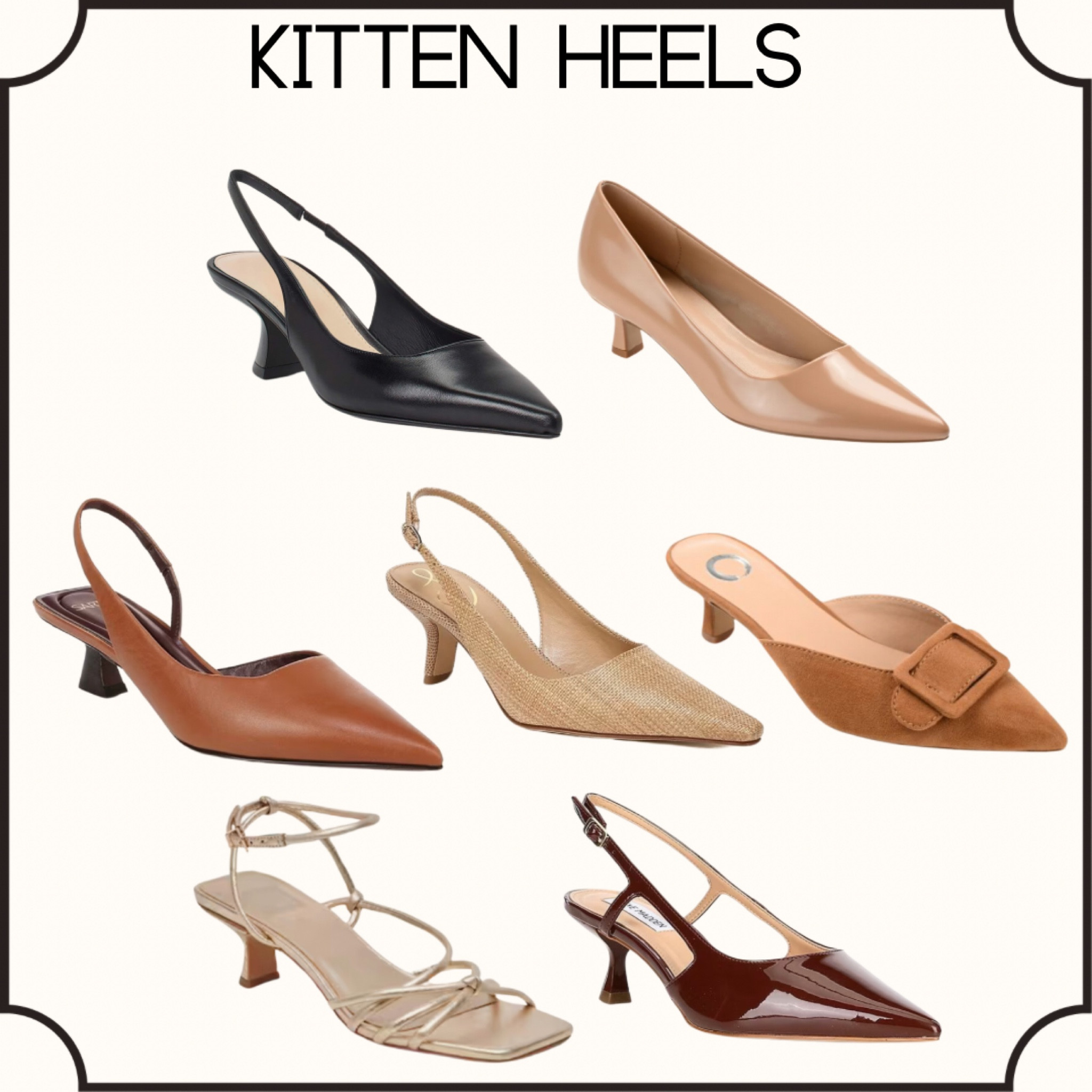 Kitten Heels for Spring 

Over 40 fashion/ affordable style / elevated chic / effortless style / fall fashion / fall style / casual chic / style over 50/ Amazon/ Nordstrom shoes/ Target heels/

#LTKover40 #LTKfindsunder50 #LTKstyletip