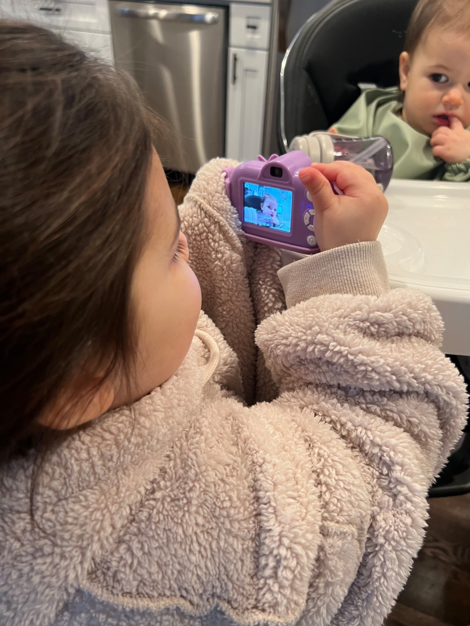 My toddler is obsessed with her camera. The shots she gets are also hysterical to look back at 🤣

#LTKmomlife #LTKKids