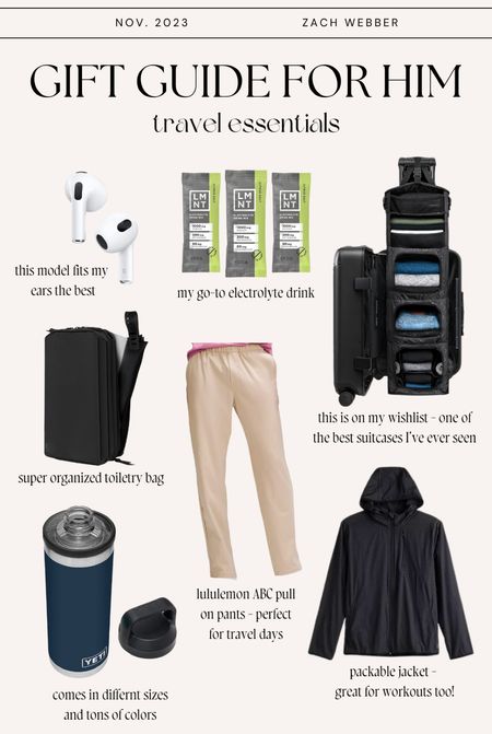 Men’s travel essentials gift guide - everything you need for your travels this holiday season!

#LTKGiftGuide #LTKmens #LTKHoliday