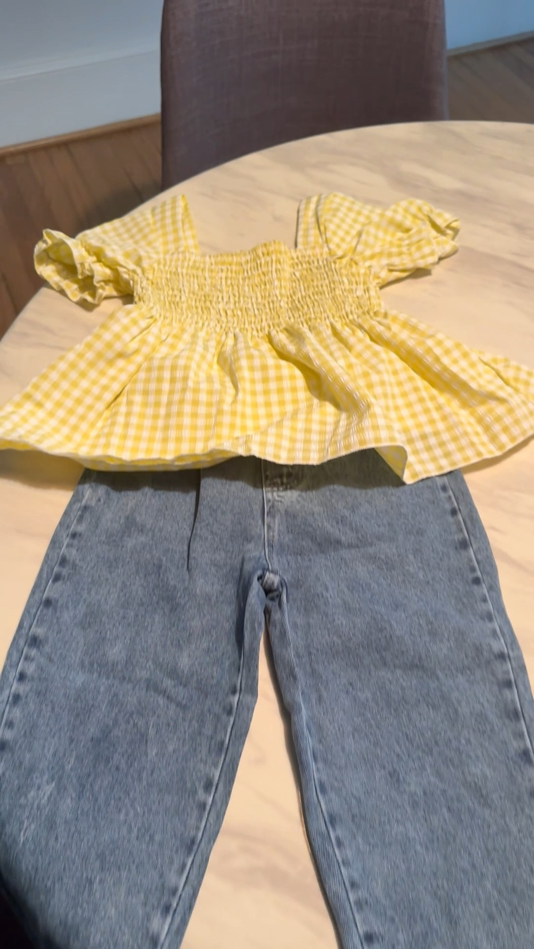 This little outfit is giving all the spring vibes 🌼💛 The yellow gingham top is so bright and cheerful, and paired with these floral denim jeans… obsessed (in the best way) 😍 Perfect for playdates, outings, or just looking extra cute all day. Linking this look on my LTK!

#ltkkids #toddlerstyle #springoutfits #kidsootd #kidsfashion #momlife #toddlerfashion #springstyle #affordablefashion #everydaystyle #gifted

#LTKKids #LTKmomlife #LTKBaby