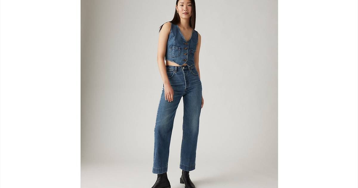 Ribcage Straight Ankle Tailored Women's Jeans | Levi's CA