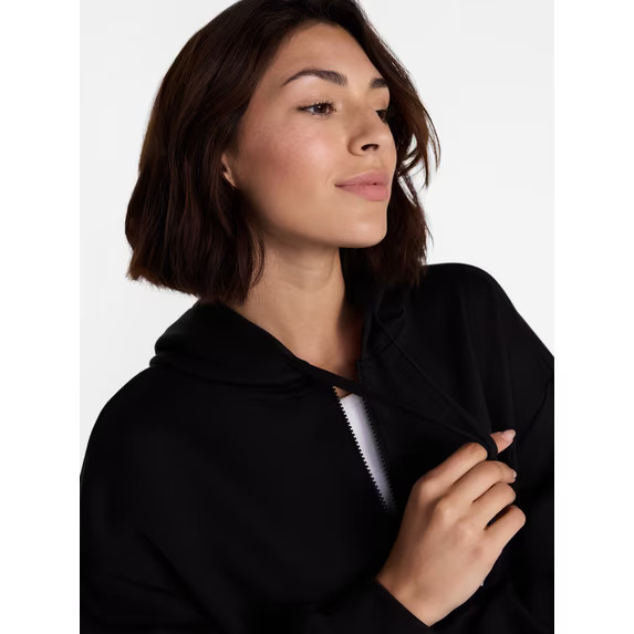 Avia Women's Oversized Hoodie with Balloon Sleeves, Sizes XS-XXXL | Walmart (US)