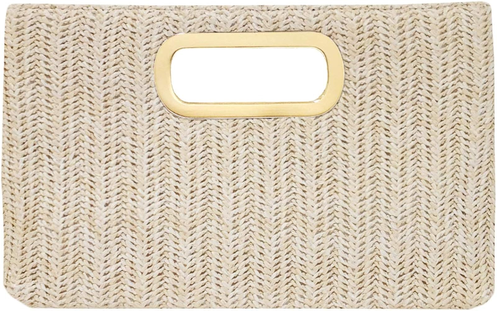 Top Handle Straw Clutch | Amazon (US)
