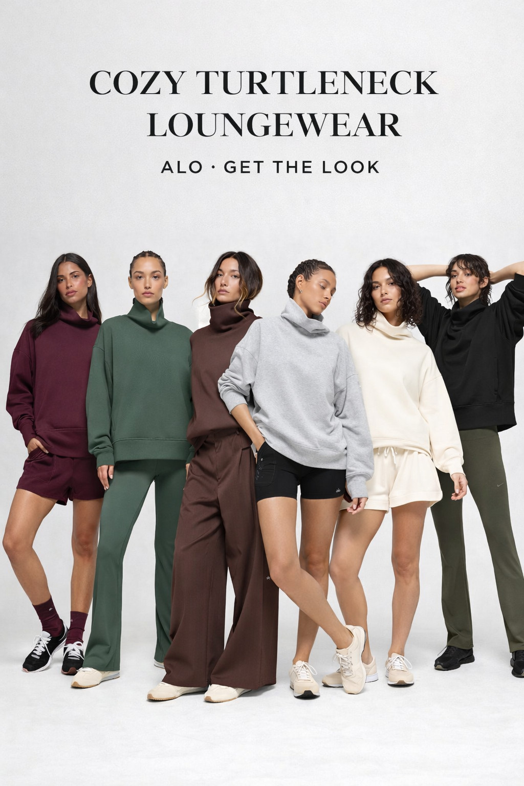 ALO Cozy Turtleneck Sets in Every Color 🤍🍫🌲

Obsessed is an understatement. These ALO turtleneck sweatshirts + matching sets are the ultimate elevated loungewear moment. From burgundy and forest green to chocolate brown, heather gray, cream, and classic black — every shade is giving effortless, model-off-duty energy.

The relaxed oversized fit + wide leg pants, biker shorts, or matching sweats make this the perfect travel outfit, airport look, fall athleisure set, or cozy everyday uniform. Comfortable enough for lounging, polished enough to wear out.

If you’re building a neutral capsule wardrobe, this is your sign.

Tap to shop all colors before they sell out 👇

#ALO #AloYoga #AloStyle #AthleisureWear #MatchingSet #CozySet #FallLoungewear #AirportOutfit #TravelStyle #NeutralWardrobe #CapsuleCloset #ElevatedBasics #WomenOwnedStyle #StreetStyleInspo #BikerShortsStyle #WideLegSweats 

 