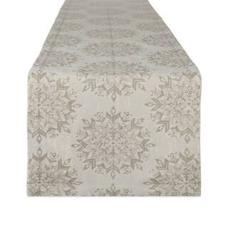 DII® 108'' Winter Sparkle Jacquard Table Runner | Michaels Stores