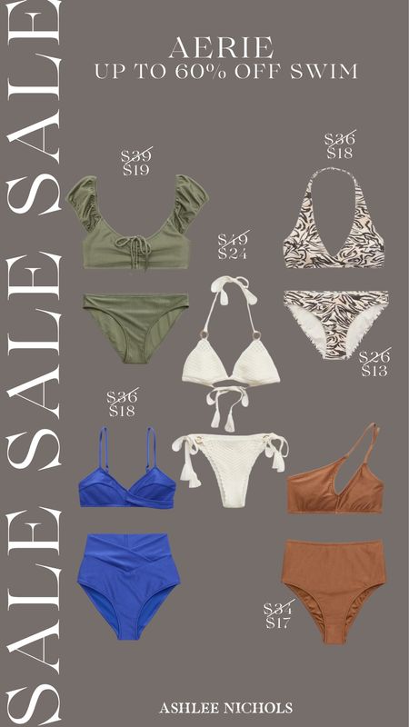 Aerie swim on sale! Aerie is having up to 60% off their swim and it’s perfect for the summer!

Aerie, aerie swim, swim on sale, two piece swim, summer styles 

#LTKSeasonal #LTKfindsunder50 #LTKfindsunder100